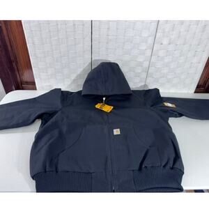 NWT!! CARHARTT, Loose Fit, Size XL, Hooded , Full Zip, Work Coat,#OJ0140-M
